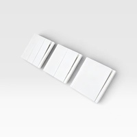Interrupteurs muraux BENDI, prises ultra-fines à bouton-poussoir, EU 1 gang 1 voie 10A, matériau PC, design moderne de luxe, IP20 250V