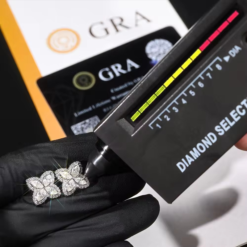 GRA Certificate 925 Sterling Silver D