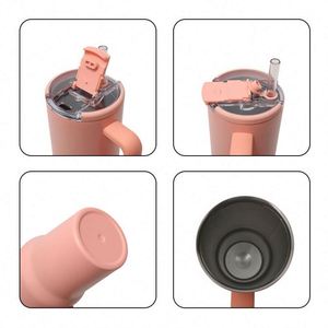 Logotipo Personalizado Promocional de 40oz. Vaso Térmico de Viaje con Aislamiento al Vacío y Pajita, Vasos de Acero Inoxidable para Eventos Deportivos y del Campus - Product Image 2