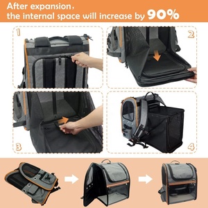 Pet <strong>Carrier</strong> <strong>Backpack</strong> Expandable Portable Pet Travel <strong>Carrier</strong> <strong>Backpack</strong> Hiking Travel Camping Cycling Outdoor Use For Cats - Product Image 5