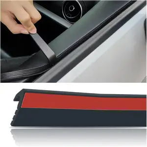 Car Sliding Rubber Window Seal Strip Edge Trim Weather Stripping ,Universal Car V-Shaped Window Trim Molding Adhesive