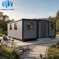 Maisons préfabriquées modernes, maison pliable de 20 pieds, mini-maison portable avec cuisine et salle de bain, construction modulaire en conteneur