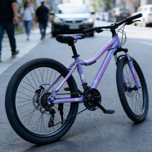 Vélo <span class=keywords><strong>VTT</strong></span> 26 pouces 21 vitesses en acier haute teneur en carbone avec frein à disque, fourche à suspension et <span class=keywords><strong>selle</strong></span> confortable – Vente en gros directe usine Chine - Product Image 1