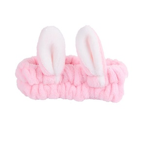 Bandeau de cheveux d'animaux de dessin animé bandeau de maquillage antidérapant en acier inoxydable avec <span class=keywords><strong>oreilles</strong></span> de lapin bandeau de <span class=keywords><strong>lavage</strong></span> de visage mignon Style de mode - Product Image 1
