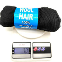 Prix de Gros Tresses Africaines pour Femmes Noires Laine Brésilienne Synthétique Noire Fibre Synthétique pour Tressage
