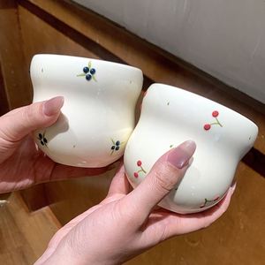 New Korean Style <b>Ceramic</b> Handheld Fruit <b>Cup</b> Three-dimensional Fruit Polka Dot Gourd <b>Cup</b> Household Modern Simple Sweet and Cute - Product Image 4