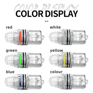 Luz de Pesca de Profundidad, Plástico Transparente, Funciona con Pilas AA, Luz LED Subacuática para Pesca de Arrastre en Agua Salada y Dulce - Product Image 6