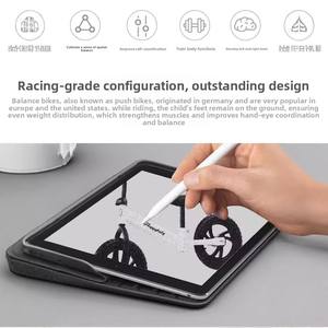 Vélo d'équilibre pour enfants sans pédales, trottinette à roulettes pour bébés et enfants de 2 à 6 ans, marcheur en métal à deux roues - Product Image 5