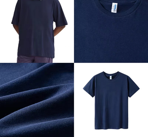 T-shirt vierge uni en gros 100% Coton 150 g/m² Unisexe Été Anti-rétrécissement Anti-boulochage Personnalisable - Product Image 5