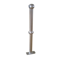 Poteau de balustrade à rotule galvanisé à chaud pour passerelle de plateforme structurelle en acier