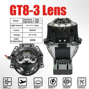 Super lumineux 1.6 pouces GT8 3 lentille 90W 9000LM 3 pouces LHD RHD bleu lentille Bi LED projecteur phare A03 modèle pour véhicules LHD RHD - Product Image 2