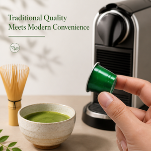 Specialized Matcha <b>Tea</b> Capsules Compatible With Nespresso Coffee Machines Premium Organic Green <b>Tea</b> Pods Wholesale Bulk - Product Image 1