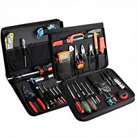Robin Hood RUBICON Kit d'outils de télécommunications japonais RTS-55P, kit de réparation pour électricien importé avec sac de rangement