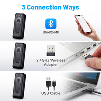 Lecteur de codes-barres DM3 sans fil 1D 2D CMOS USB, mini lecteur QR de poche, compatible IOS Android Windows pour paiement mobile