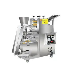 Machine automatique d'emballage de boulettes Machine de fabrication de boulettes d'acier inoxydable Machine commerciale de fabrication de boulettes chinoises