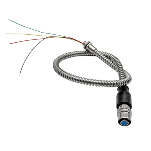 Ekipman, ev aletleri için paslanmaz çelik boru ile kalıplı kadın XS8JK-4P fiş 28AWG kablo - Product Image 1