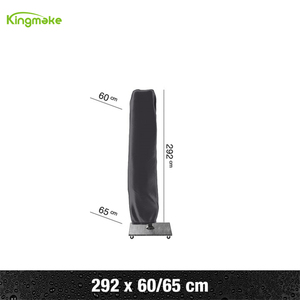 Parasol de jardin personnalisé en aluminium pour la pluie avec led Grand porte-à-faux droit pour l'extérieur - Product Image 6