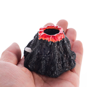 Levana Ornement volcanique écologique en pierre à petites bulles pour aquarium, simulation de paysage, <span class=keywords><strong>table</strong></span> de <span class=keywords><strong>sable</strong></span> volcanique en résine - Product Image 2
