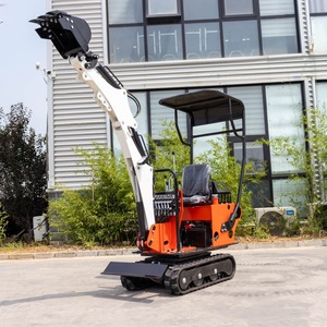 Mini-excavatrice sur chenilles 08 pour le creusement de fossés et le terrassement dans les vergers et serres, avec moteur importé et certifiée CE - Product Image 3