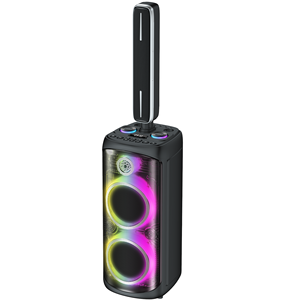 Grande <span class=keywords><strong>enceinte</strong></span> de fête portable haute puissance avec subwoofer, <span class=keywords><strong>colonne</strong></span> sonore sans fil et LED - Product Image 4