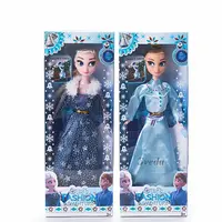 뜨거운 영화 냉동 장난감 엘사 안나 PVC 인형 장난감 도매 가격 소녀 장난감