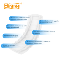 Gerade Inkontinenz-Einlagen Booster-Pads Private Label Hersteller in China