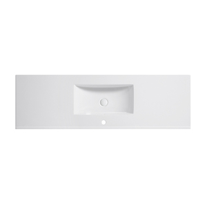 <span class=keywords><strong>Lavabo</strong></span> da <span class=keywords><strong>Bagno</strong></span> Moderno in Ceramica da Appoggio, <span class=keywords><strong>Design</strong></span> Rettangolare Sottile per Hotel e Uso Quotidiano Facile - Product Image 5