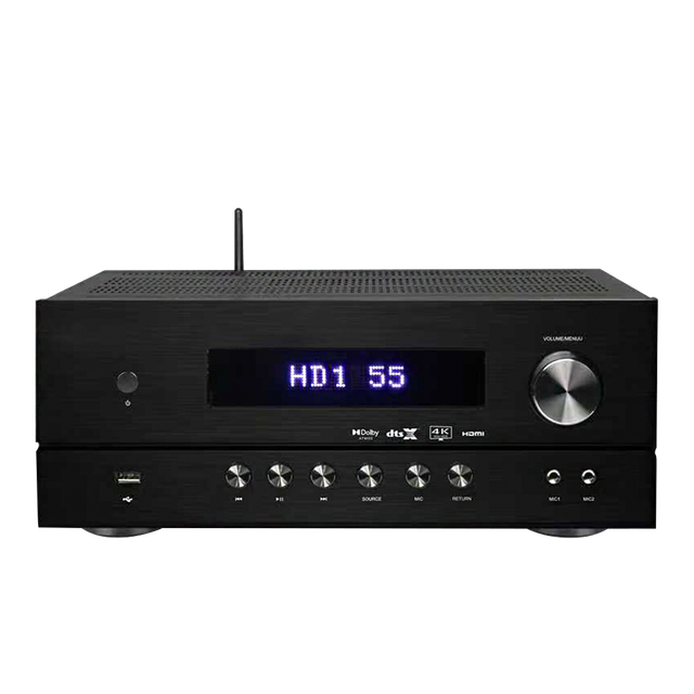 DD2 Series Home Theater Amplifier - 800 Watts High-quality D-class Audio Power Amplifier Custom Price for Professional Speakers