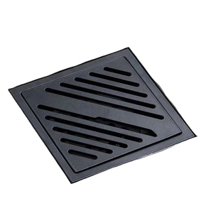 YOTO 2025 <span class=keywords><strong>Drain</strong></span> de sol moderne en acier inoxydable galvanisé noir anti-odeur Grille de drainage crépine pour salle de bain et hôtel - Product Image 1