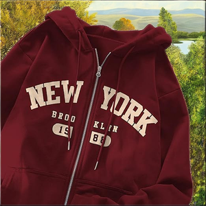 เสื้อฮู้ดดี้ผู้ชายคุณภาพสูง ปี 2025 เป็นมิตรกับสิ่งแวดล้อม ระบายอากาศได้ดี สวมใส่สบาย เหมาะสำหรับฤดูหนาว  ปักลายสไตล์วินเทจ ผ้าฟลีซ ซักแบบวินเทจ ผ้าฝ้าย 100% - Product Image 2