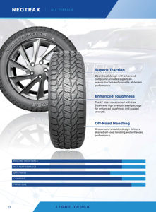 ยาง NEOTERRA LT265/60R18 119/116S สำหรับรถออฟโรด 4x4 SUV และรถกระบะ - Product Image 4