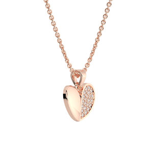 Collier de luxe plaqué or rose avec diamants, symbole de l'éternité, pour femme, idéal pour fiançailles, mariage, fête, anniversaire, cadeau de mariée tendance - Product Image 2