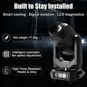 Projecteur <span class=keywords><strong>LED</strong></span> mobile 3-en-1 400W BSW CMY CTO DMX512 Zoom Beam <span class=keywords><strong>Spot</strong></span> Wash pour Théâtre, Église, Stade – Vente directe usine OEM ODM - Product Image 4