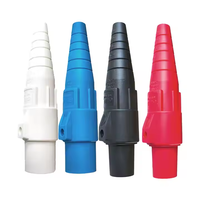 CHENF High Current 150A 200A 400A Line Rouge Jaune Vert Bleu Noir Com-lock Connecteur Socket Plug Single Core Copper Terminal