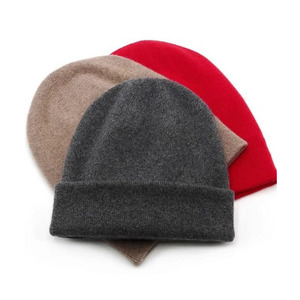 Vente en gros OEM, chapeau unisexe personnalisé avec logo, chapeau pour <span class=keywords><strong>femme</strong></span>, <span class=keywords><strong>bonnet</strong></span> en cachemire et laine <span class=keywords><strong>mérinos</strong></span> de luxe - Product Image 1