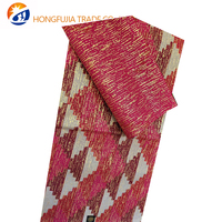 Kain Organza Afrika Batik Tenun Katun 100% Mewah Anti-Pil, Polos, untuk Anak Laki-laki
