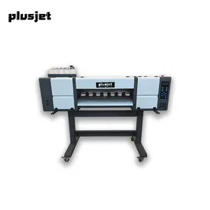 Plusjet fabrika kaynağı iyi fiyat PJ-700P4 doğrudan Film DTF BASKI MAKİNESİ 4 kafa DTF yazıcı Epson I3200-A1 için