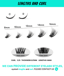 SP kirpik toptan segmentleri küme kirpik uzatma doğal bireysel Lashes DIY kirpik küme uzatma kiti - Product Image 5