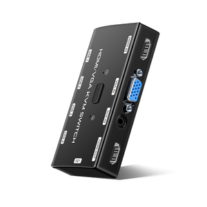 FJ-HVK201 FJGEAR 2 cổng HDMI + <span class=keywords><strong>VGA</strong></span> KVM Switcher một bộ các phím và chuột điều khiển hai máy tính 2 chế độ chuyển đổi 1920*1080/4K - Product Image 3