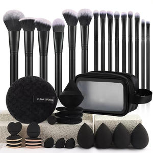 Kit de <span class=keywords><strong>maquillage</strong></span> complet en gros, 34/36/37 pièces, outil de beauté, manche en bois, pinceau de <span class=keywords><strong>maquillage</strong></span> pour le lavage du visage et ensemble d'outils de <span class=keywords><strong>maquillage</strong></span> - Product Image 2