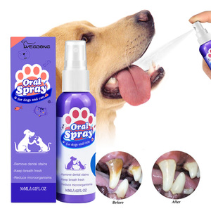 Wholesale Pet Spray <strong>Dog</strong> Oral Care Bad Breath Teeth Cleaning Breath Freshener <strong>Plaque</strong> <strong>Remover</strong> - Product Image 1