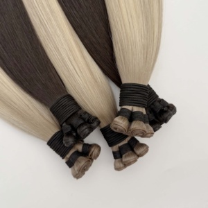 ผมต่อแบบเวฟ Genius Weft สไตล์ยุโรปและผมต่อ Genius Weft แบบรัสเซีย สำหรับต่อผมธรรมชาติ ขายดี - Product Image 1