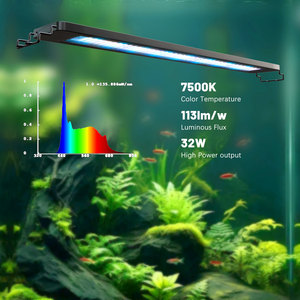 Lampu Akuarium Terkontrol Spektrum Penuh Simulasi Musiman untuk Tangki Berikat Rumput - Product Image 2