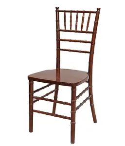 2022 नई सबसे अच्छी कीमत सफेद लकड़ी chiavari कुर्सियों भोज खाने की कुर्सी शादी कुर्सियों
