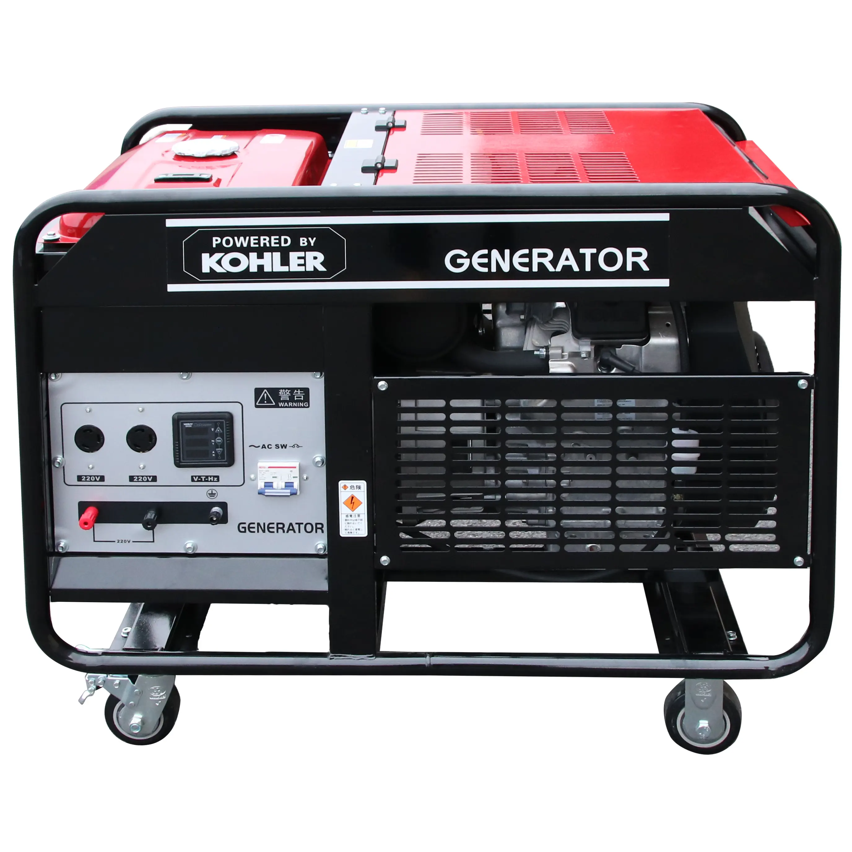 10KW single phase electric start generator for gx630 engine powered