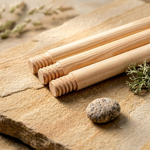 Best Price Wholesale Natural Pine Broom Handle Wooden <b>Stick</b> for Push Broom <b>Mop</b> Handle Durable Smooth Finish Custom Size - Product Image 1
