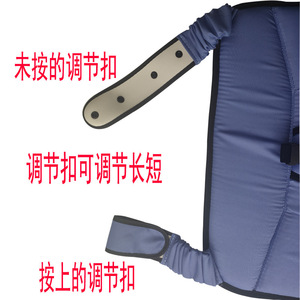 Coussin de siège de maternité bleu clair réglable en tissu Oxford pour soutien pendant la grossesse - Product Image 5
