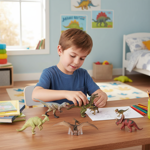 Modellini di Dinosauri in Plastica Vivida, Giocattoli in Vendita - Product Image 2