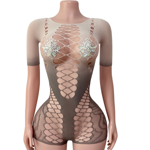 Sweetie Festival Rave Fishnet <b>Pole</b> <b>Dance</b> Outfit <b>Pole</b> <b>Dance</b> Outfit Stripper Outfit Exotic Dancewear - Product Image 3