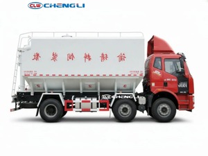 Camión Cisterna para Alimentos a Granel FAW 6×2 Personalizado, 25t 26m³, con Descarga por Tornillo, para Aves de Corral y Ganado, al Mejor Precio - Product Image 2